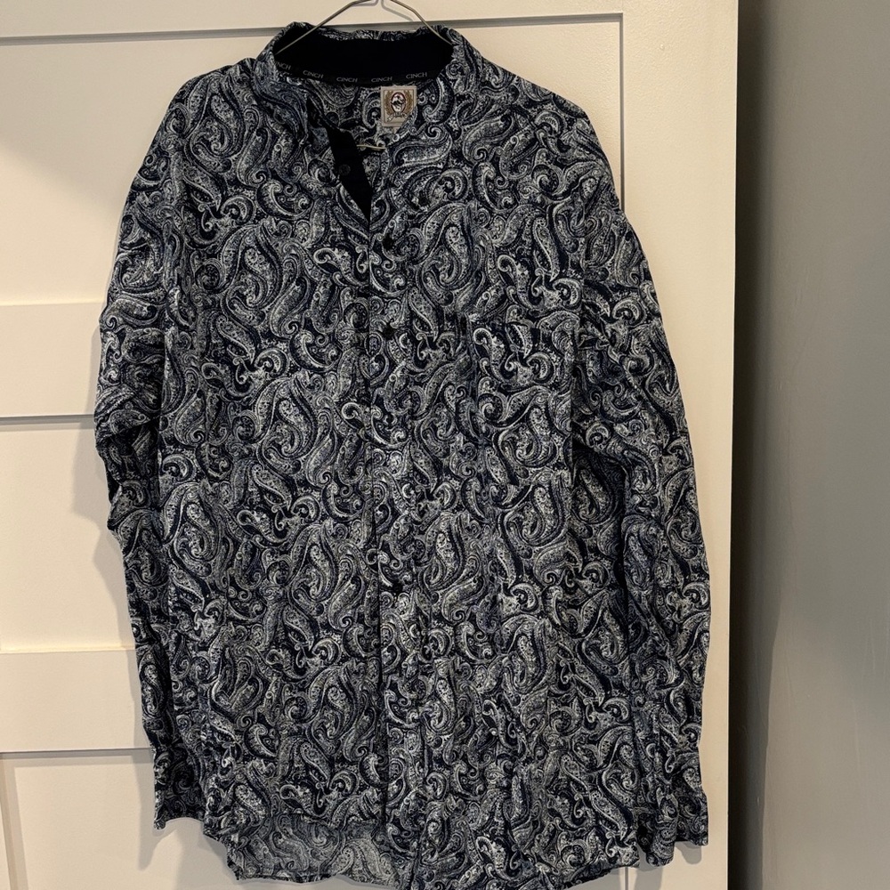 Cinch Paisley Long Sleeve Shirt